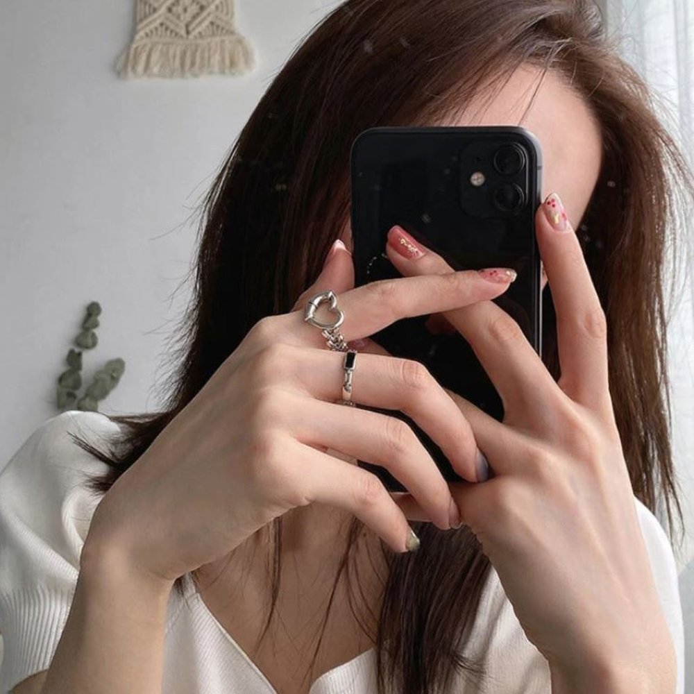 Minimalist 925 Sterling Silver Heart Ring_4
